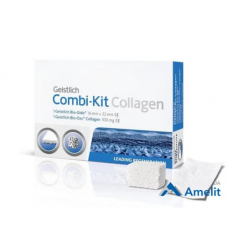  Кістковий матеріал Combi-Kit Collagen (Geistlich), набір 100 мг + мембрана 16 * 22 мм